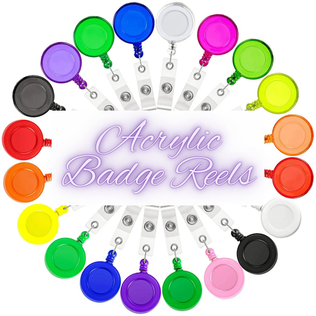 Acrylic Badge Reels