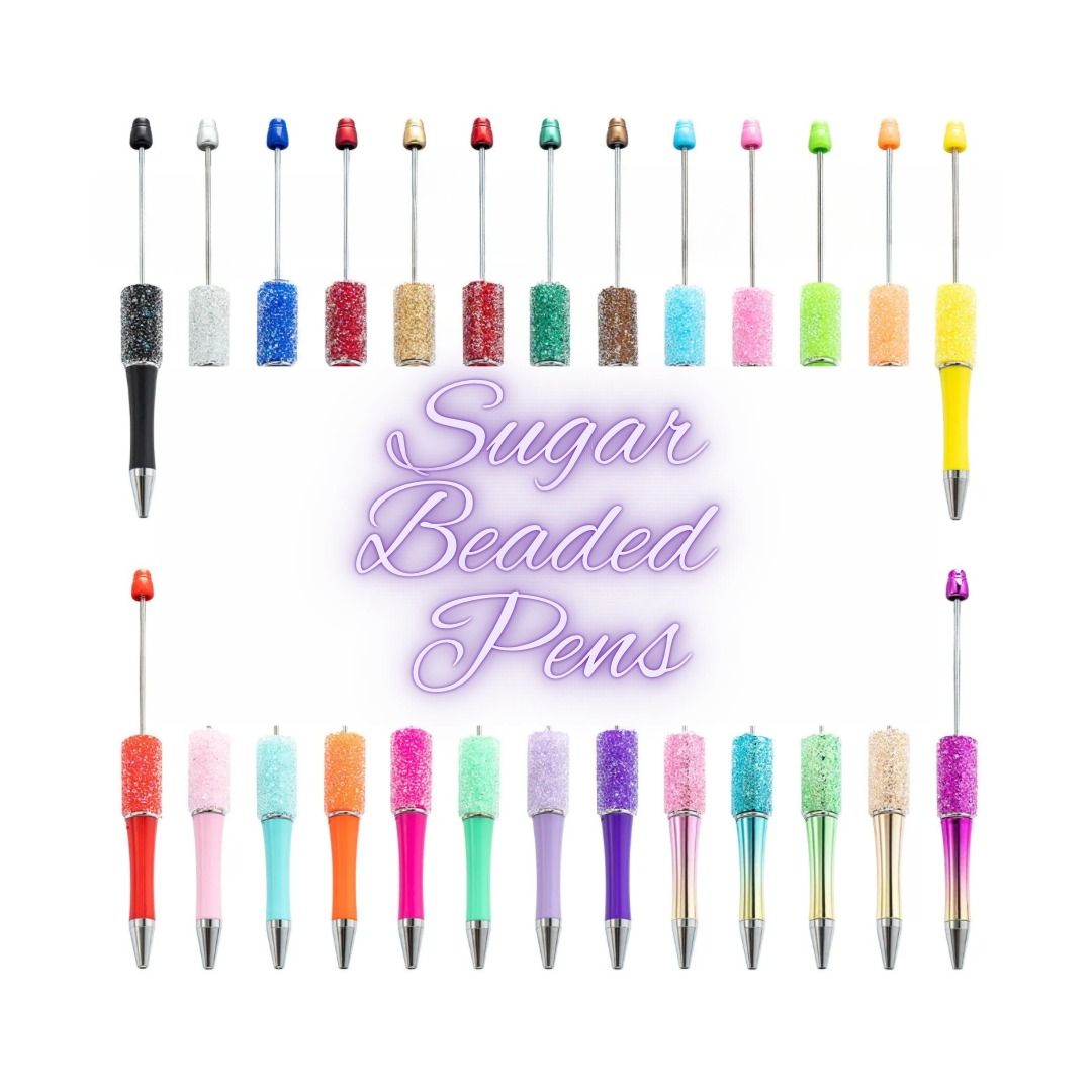 Premade Focal / Character Sugar Beaded Pens